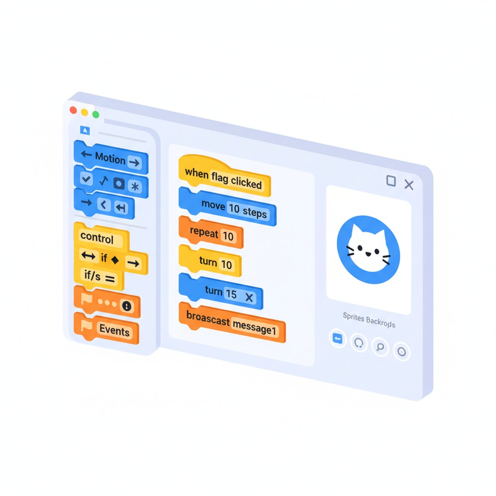 Scratchプログラミング（エディタ）